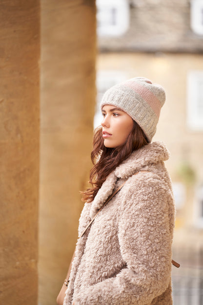 Ivy Stripe Hat and Cowl Set